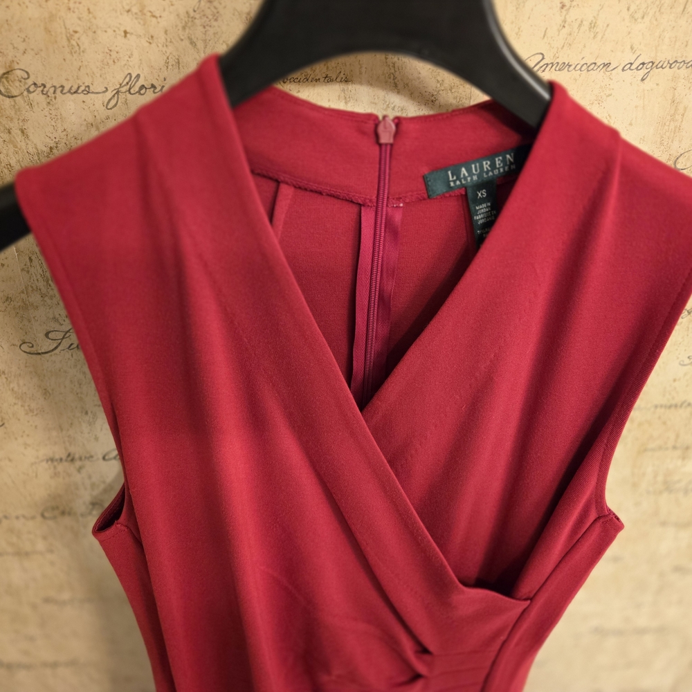 Ralph Lauren Red Midi Dress - Picture 4 of 6